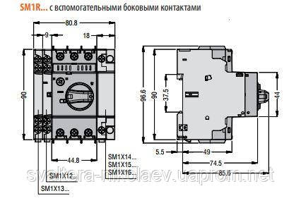 Автомат защиты двигателя ( 9 - 14 А) Lovato SM1R1400 (Роторный) - фото 2 - id-p1100063853