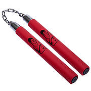 Нунчаку тренувальні соедененные ланцюгом HJ-G213