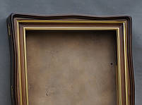 Фігурний кіот для ікони з внутрішньою дерев'яною рамою., фото 5