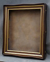 Фігурний кіот для ікони з внутрішньою дерев'яною рамою., фото 9