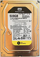 Жесткий диск для сервера Western Digital RE 500GB 3.5" 64MB 7200rpm 6Gb/s (WD5003ABYZ) SATA-III Б/У
