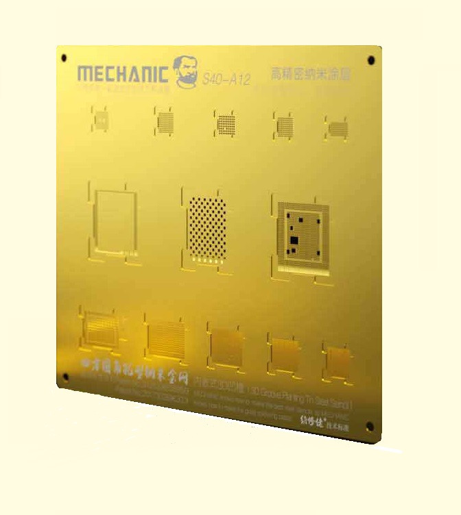 3D BGA Трафарет Mechanic S40-A12 для iPhone XS | iPhone XS Max | iPhone XR