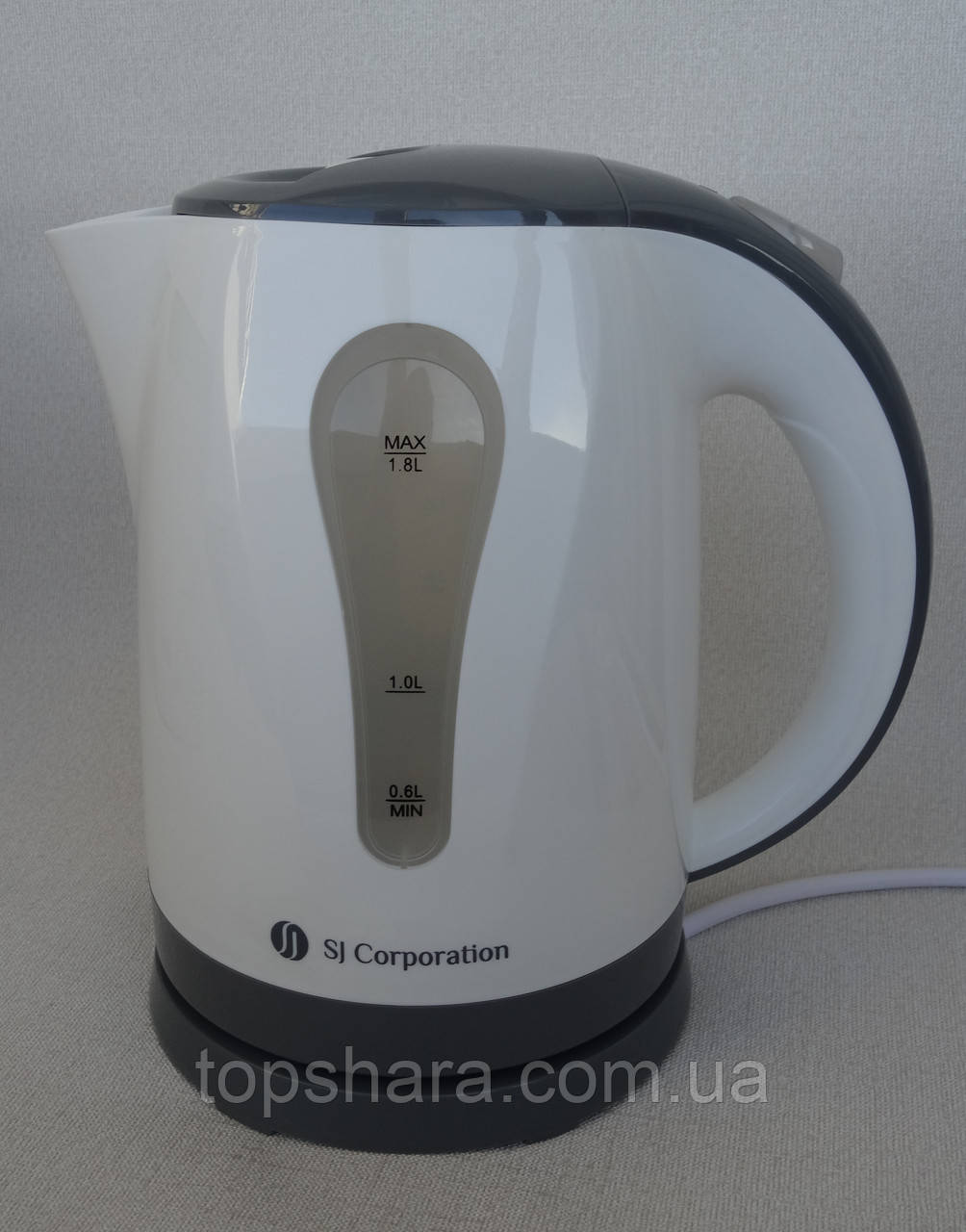 Електрочайник Corporation EK-1800 (1.8) диск. white, фото 1