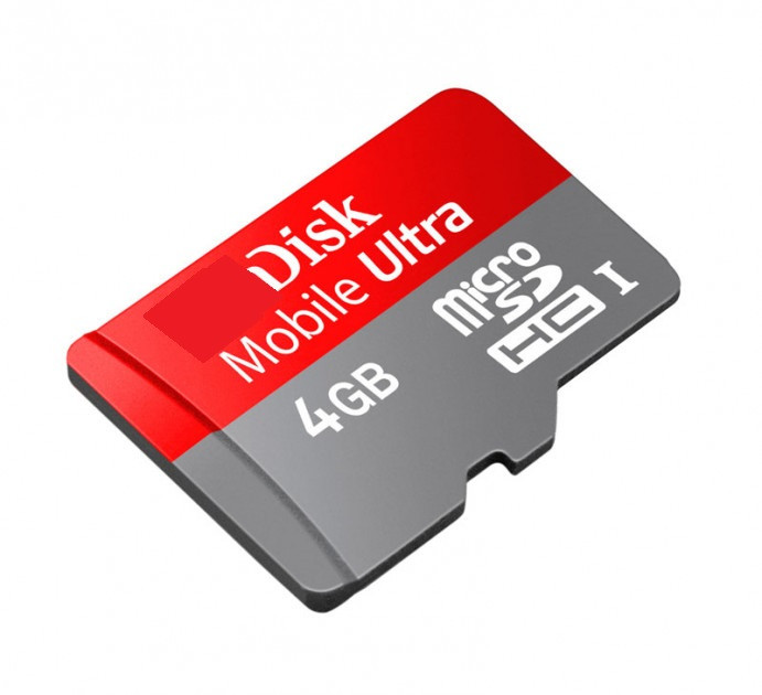 Картка пам'яті Disk Ultra microSD HC UHS-I 4GB Class 10 + SD adapter