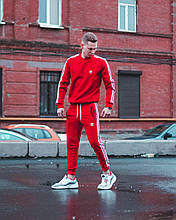 Спортивний костюм чоловічий Adidas CL Х RED осінній весняний Комплект Світшот + штани
