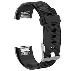 Силіконовий ремінець Primolux для фітнес браслета Fitbit Charge 2 - Black S