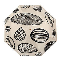 Парасолька жіноча складана повний автомат "Тропік" антивітер, УФ-захист