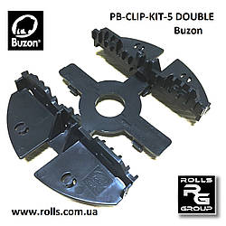PB-CLIP-KIT-5 (DOUBLE) Кріплення двостороннє для лаг на терасові опори Buzon серія PB