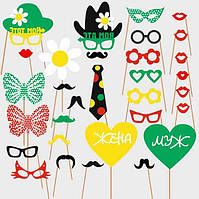 Фотобутафорія для весільної фотосесії