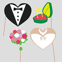 Фотобутафорія для весільної фотосесії