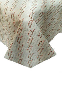 Новорічна бавовняна тканинна скатертина 140*180 см бавовна