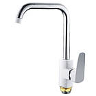 Змішувач для кухні Mixxus Missouri 014-G Гайка (White), фото 4