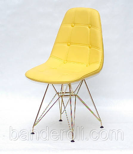 Стілець ALEX GD-ML ЕК ЖОВТИЙ 12, фото 1