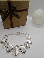 Срібний браслет Трек