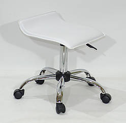 Стілець майстра без спинки ABAZ CH-OFFICE ЕК БІЛИЙ