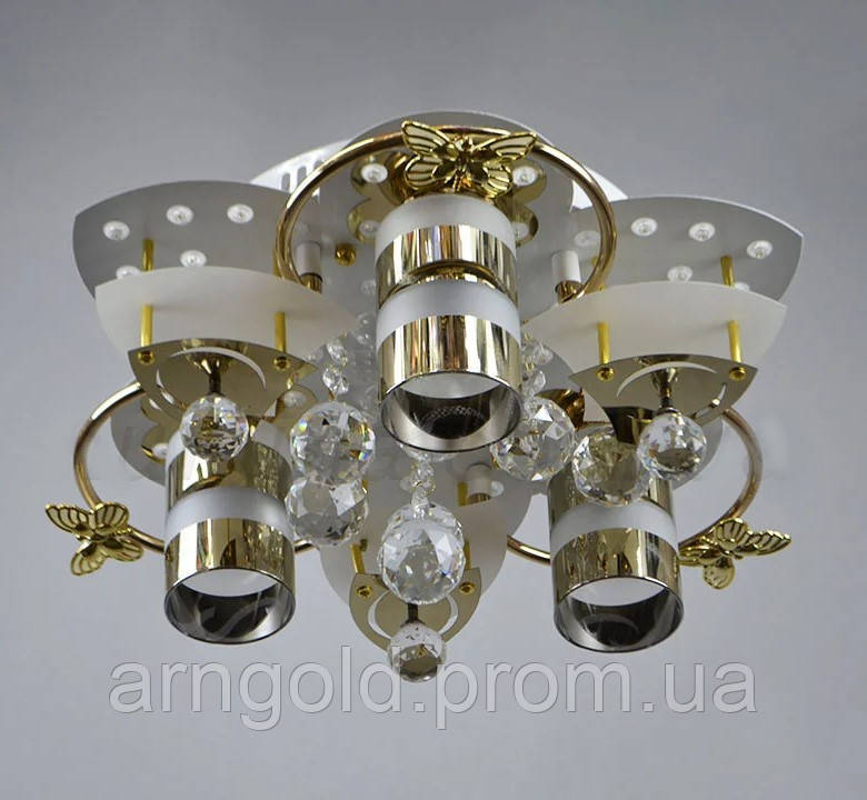 Люстра LED Космос 5-70013/3 D400WT-GD