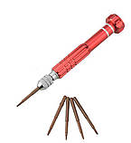 Паяльний набір у футлярі 220V 60W 6761 22 предмета, червоний, фото 6