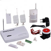 Комплект GSM сигнализация для дома с датчиком движения HLV Security Alarm System JYX-G200