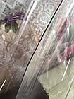 Клейонка прозора силіконова 60 см товщина 0.8 мм М'яке скло на метраж, фото 5