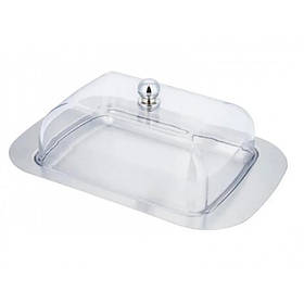 Маслянка з нержавіючої сталі Kamille із пластиковою кришкою КМ-7008