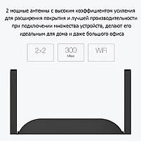 Потужний підсилювач сигналу Wi-Fi репітер Xiaomi Mi Wi-Fi Amplifier PRO 300 Mbps розширювач WiFi ретранслятор, фото 6