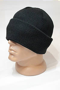 Шапка з відворотом на флісі