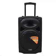 Потужна портативна колонка-валіза UKC BT15A bluetooth