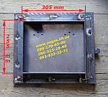 Дверцята металеві для духовки печі, грубу, барбекю, фото 3