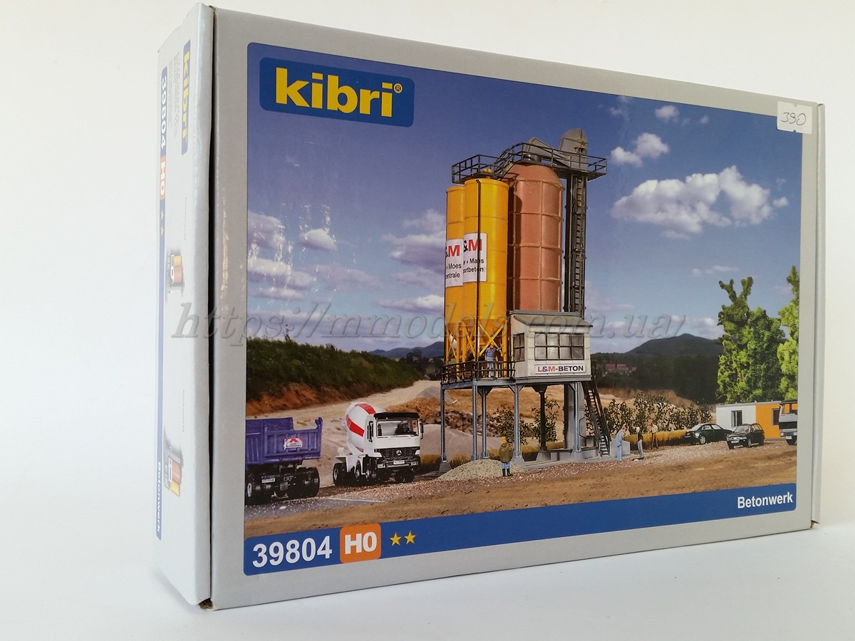 Kibri 39804 Збірна модель комплексу з виробництва бетону, 1:87