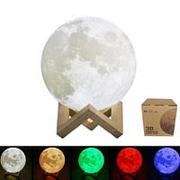 Светильник ночник детский Луна 3D Moon Light с пультом