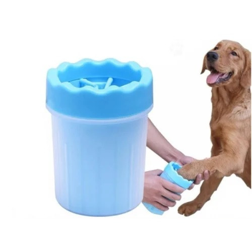 Лапомойка - стакан Soft gentle для собак 11 см синя