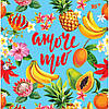 Блокнот інт. обл. 15х15см. "Tropical vibes" 151529 клітинка, фото 3