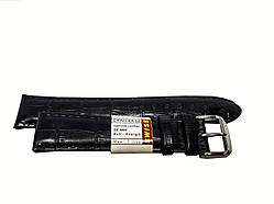 Ремінець Swiss для годинника 20 мм чорний опт