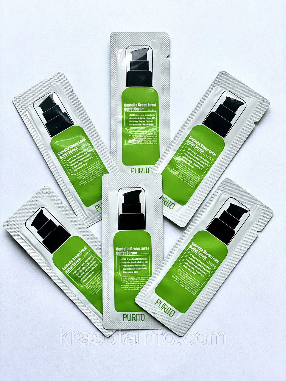PURITO CENTELLA GREEN LEVEL BUFFET SERUM Сироватка з екстрактом центели азіатської (пробник)