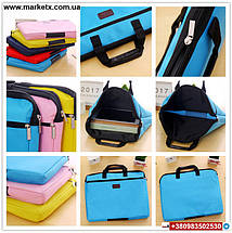 Жовта сумка А4 з тканини тканинна для документів код товару 10723, фото 3