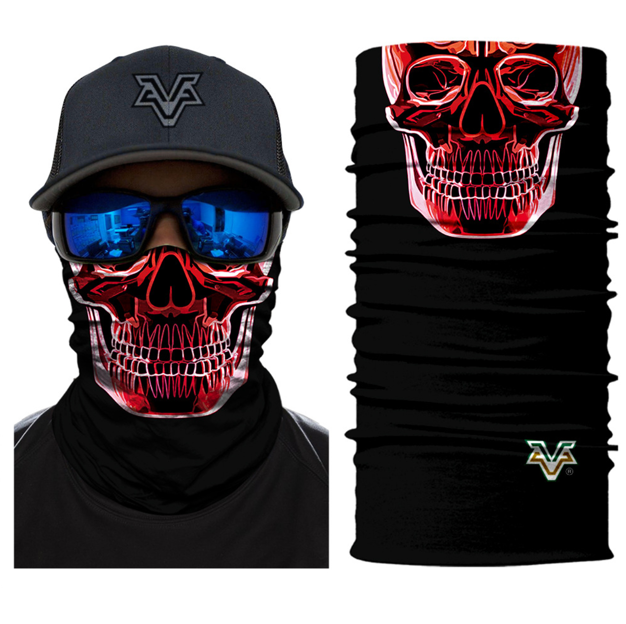 Бафф-шарф 3D принт M&JJ PL-455 Чорний+принт Універсальний (7065), фото 1