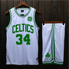 Форма біла Pierce No34 (майка + шорти) команда Boston Celtics