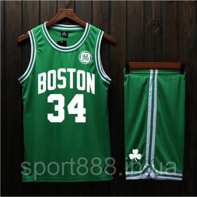 Форма зелена Pierce No34 (майка + шорти) команда Boston Celtics, фото 1