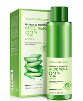 BioAqua Aloe Vera 92% Тоник для лица Алоэ Вера, 120мл.