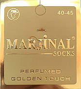 Шкарпетки чоловічі 100% шовкова бавовна Marjinal, Туреччина, ароматизовані, без шва, бежеві, 779, фото 3