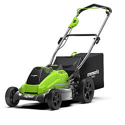 Газонокосарка акумуляторна Greenworks GD40LM45К4 з АКБ 4 Ah і ЗУ