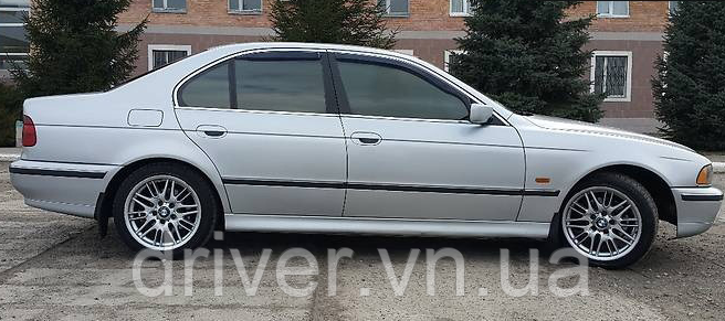 Дефлектори вікон вставні BMW 5 Series Е39 1996-2004 4D Sedan