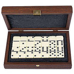 Доміно елітне в подарунковій дерев'яній коробці VIP класу DDE20