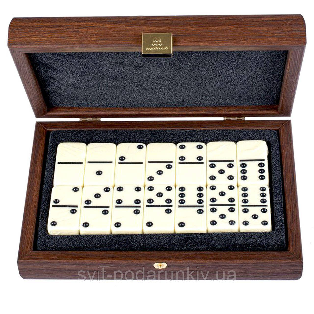 Домінно елітне подарункове в дерев'яному футлярі ВІП рівня DXL20, фото 1