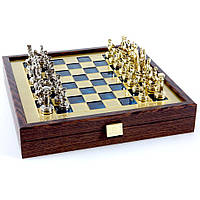 Шахматы эксклюзивные в элитном вип кейсе из натурального дерева Греко Римский период SK3BLU