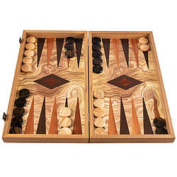 Нарди елітні подарункові з ексклюзивного оливкового віску TEE1