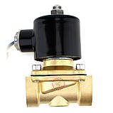 Латунний електромагнітний клапан, 1 ", 12В, фото 6