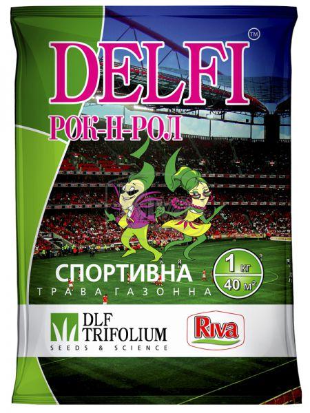 Газонна трава Делфі (Delfi) Рок-н-Рол Спортивна 1 кг