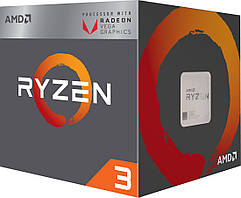 Процесор AMD Ryzen 3 2200G (YD2200C5FBBOX) 4C/4T + Vega 8