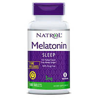 Мелатонин Natrol Melatonin 3 mg Time Release 100 tabs